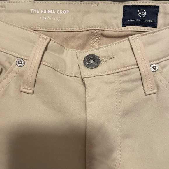 AG Adriano Goldschmied Cigarette Crop super stretch sateen Women’s Size 24 NWT - Picture 4 of 11